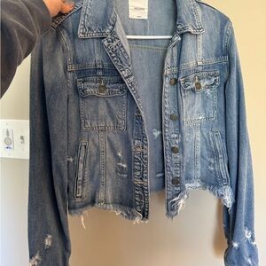Distressed Jean Jacket